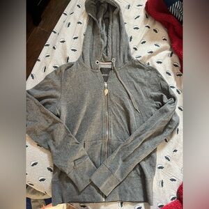 Victoria's Secret Charcoal Zip-Up Hoodie